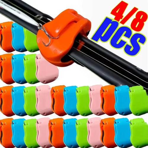 Clip portacanne pesca - 2-8,