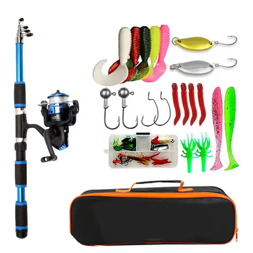 Set canne pesca - da,
